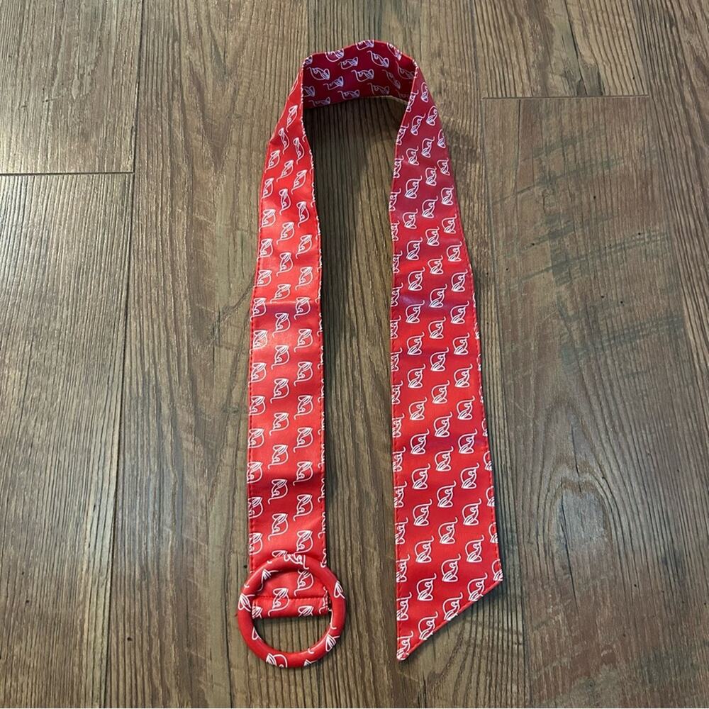 Vintage Baby Phat Belt Red and White 39" Length